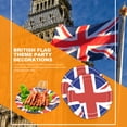 thumbnail image 4 of Bandera del Reino Unido suministros para fiestas británicas banderas del Reino Unido platos de papel mantel Hugtrwg Para estrenar, 4 of 7
