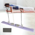thumbnail image 1 of Máquina Portátil para Ejercicios Abdominales de Empuje para Entrenamiento de Cuerpo Completo, Entrenamiento de Fuerza Abdominal Y Core, Gimnasio en Ca Púrpura, 1 of 8