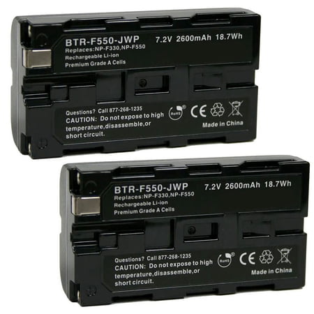 Replacement for Sony CCD-TRV940 Battery (2-Pack 2600mAh)