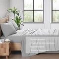 thumbnail image 5 of Casa Platino California King Bed Set Pre-Washed Ultra Soft California King Bed Sheets Set Brushed Microfiber Sheets California King Size California King Size Sheets Set with Deep Pockets - Silver, 5 of 5