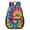Red and Yellow, variant on Orange and Green Tie Dye Pattern 17" School Backpacks for Teens,Waterproof Oxford Fabric,S-Shape Padded Straps for School,Travel,Hiking,Camping