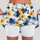 thumbnail image 4 of Pantalones Cortos de Cintura Alta para Mujeres Que Imprimen Joggers Delgados Ligeros con Bolsillos para Uso Casual en el Hogar O Actividades Al Aire Libre, 4 of 5