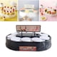 thumbnail image 5 of Expositor giratorio de acrílico Burnoparty para productos, soporte para conos de helado con forma de gofre Negro, 5 of 9