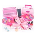 thumbnail image 1 of Juego De Maquillaje Para Niñas Maquillaje Lavable 58pzs Rosa, 1 of 4