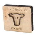 thumbnail image 2 of Leather Cutting Mold Bull Head Shape Small Deformation Alloy Steel Craft Wood Cutting Die for DIY, 2 of 8