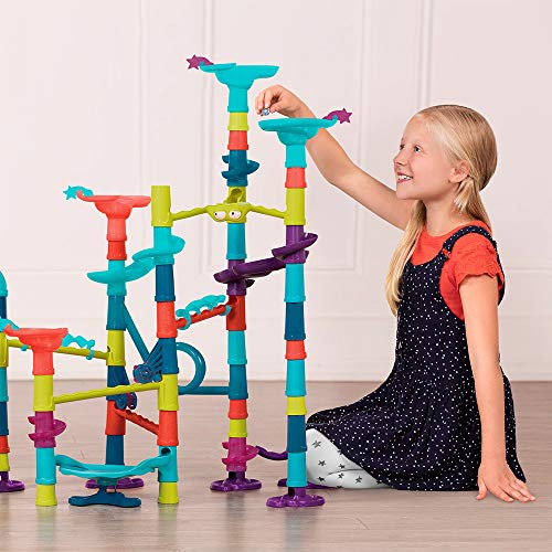 B. Toys - Marble-Palooza - 62Piece Marble Run Toy with Lights