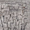 thumbnail image 2 of 6' x 9' Grey Abstract Design Indoor Area Rug, 2 of 2
