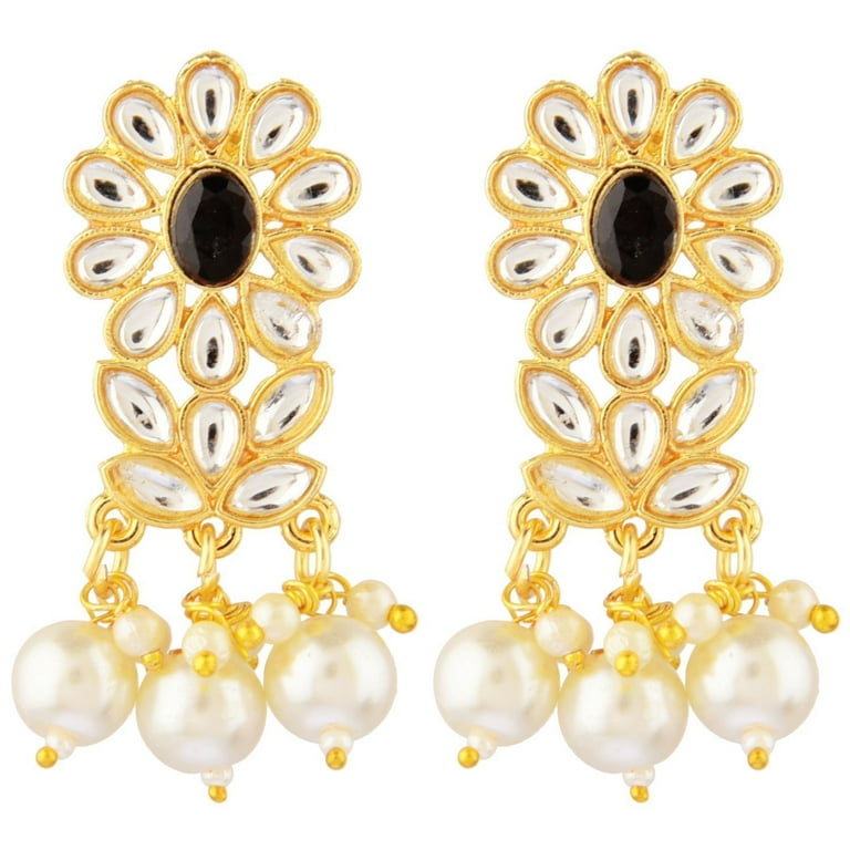 ピアス GANISONG Bridal Pearl flake Earrings Black Hammered Square Black Pearl Earrings Fierce and Free Jewelry