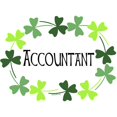 thumbnail image 2 of CafePress - Accountant Shamrock Oval - Large Beach Towel, Soft 30"x60" Towel with Unique Design, 2 of 3