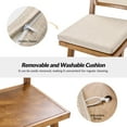 thumbnail image 4 of Tina's Home 2 Pieces Reversible Back Rattan Dining Chairs with Solid Wood Legs, Farmhouse Kitchen & Living Room Accent Chair, Acorn, 4 of 9
