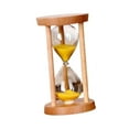 thumbnail image 3 of deevoka Hourglass Sand Timer Sandglass Timer Unbreakable 1 Minute Hour Glass Sand Clock Living Room Decoration Bedroom Party Ornament yellow, 3 of 8
