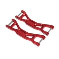 thumbnail image 1 of 2 piezas de brazo de suspensión superior trasero delantero de metal para coche Traxxas RC, rojo Afortunado Sencillez, 1 of 5