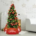 thumbnail image 3 of Cardboard Christmas Tree Ring, Christmas Tree Collar with Printed Snowflake, Willow Tree Skirt Base Stand for Christmas Tree Decorations, 3 of 5