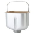 thumbnail image 1 of Bread Machine Baking Bucket, Stainless Steel Easy Cleaning Anti Stick Coating Bread Machine Inner Pot Food Grade  for Home Kitchen, 1 of 7