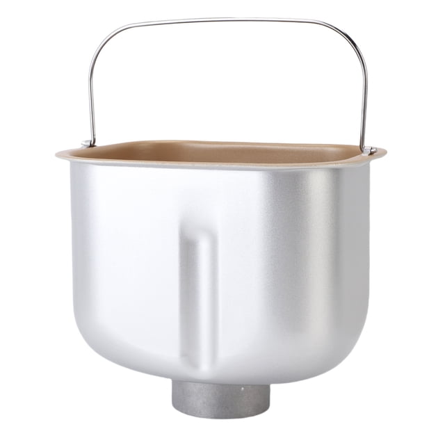 Bread Machine Baking Bucket, Stainless Steel Easy Cleaning Anti Stick Coating Bread Machine Inner Pot Food Grade for Home Kitchen