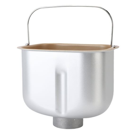 Bread Machine Baking Bucket, Stainless Steel Easy Cleaning Anti Stick Coating Bread Machine Inner Pot Food Grade for Home Kitchen