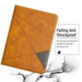 thumbnail image 4 of Dteck Magnetic Leather Case for Apple iPad Pro 12.9" 4th Generation 2020 Released ,Smart Wallet Card Holder Kickstand Folio Shockproof Automatic wake/sleep Cover 12.9-inch,Yellow, 4 of 6