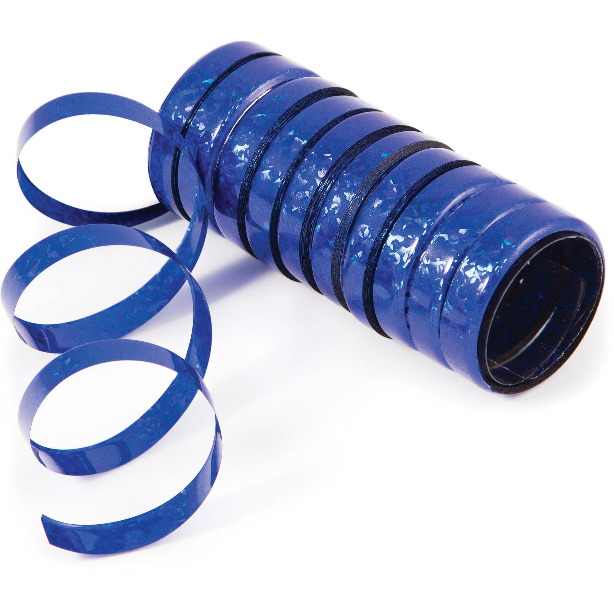 Blue Holographic Serpentine Streamer, 1pk