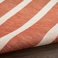 thumbnail image 5 of Nourison Positano 2'2" x 10' Terracotta Ivory Modern Indoor/Outdoor Area Rug, 5 of 10