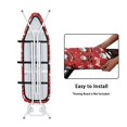 thumbnail image 4 of HELLHERO Ironing Board Cover Breathable Replacement 3 Fasteners Ironing Cover Protector Dustproof Covers, Father Christmas, 4 of 5