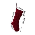 thumbnail image 2 of Clearance Christmas Decoration! Knitting Christmas Party Decorations Wool Christmas Candy Bag Decorations Love Tassel Socks, 2 of 5