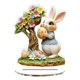 thumbnail image 1 of Decoraciones de Pascua, adornos de Pascua, regalos de Pascua, huevos de conejo de Pascua, decoración de escritorio de acrílico, decoración navideña, adorno hueco, artesanía paisajística., 1 of 5