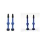 thumbnail image 1 of Válvula sin cámara de 4 piezas, 60 mm, vástago de válvula con tapas de válvula para neumáticos sin cámara / de carreras, azul Cola Válvula Tubeless Bike, 1 of 8