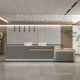 thumbnail image 1 of Corner Desktop Reception Desk Console Service Computer Modern Reception Desk Workbench Toonbank Receptie Office Furniture My Lux Decor Round, 1 of 7