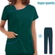 thumbnail image 1 of Ropa de lavado de manga corta para quirófano Ropa de trabajo para el cuidado de la piel femenina Ropa de aislamiento para el operador de enfermería Ropa de trabajo, 1 of 6