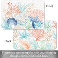 thumbnail image 4 of CounterArt "Seaside Sea Shells" 4-Pack Reversible Flexible Plastic Tabletop Placemats, 4 of 8