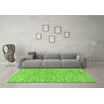thumbnail image 3 of Ahgly Company Indoor Round Abstract Green Modern Area Rugs, 3' Round, 3 of 4