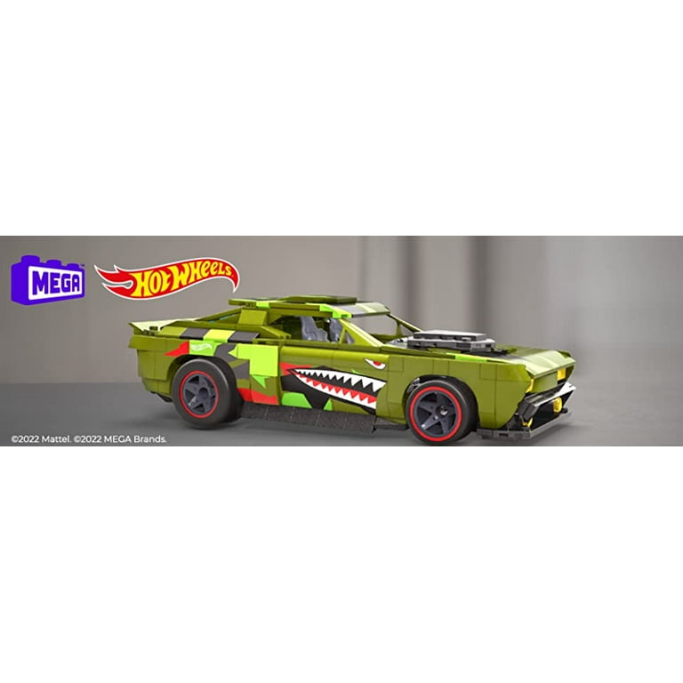 Hot Wheels Mega Muscle Bound 622-Piece Building Set, Adult