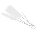 thumbnail image 2 of Ensemble de Brosses à Bouteilles en Nylon et Acier Inoxydable 4 Pcs - Brosses Douces Résistantes à l'Usure avec Boucle de Suspension, Ouverture Étroite Courbée, Parfait pour Nettoyer les Becs de Théière, Biberons, Flacons sous Vide, 2 of 7