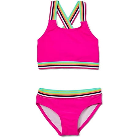 Kanu Surf Girls' Tanya UPF 50+ Beach Sport Athletic Bikini Swimsuit ...