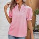 thumbnail image 2 of Usted Es Más Que una Camisa de Puntuación de Prueba, Cuello en V de Manga Corta Suelta, Camisa para Mujeres, 2 of 5