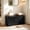 Black, variant on 39.4" Flip Top Storage Bench – Wooden Organizer Chest, 2 Safety Hinges, 350 lbs Capacity for Entryway, Hallway, Bedroom, Living Room - Black