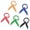 1, variant on 5pcs Fashionable Cooling Sports Hairband Breathable Sweatband For Fitness Running Daily Wear Hair Accessory