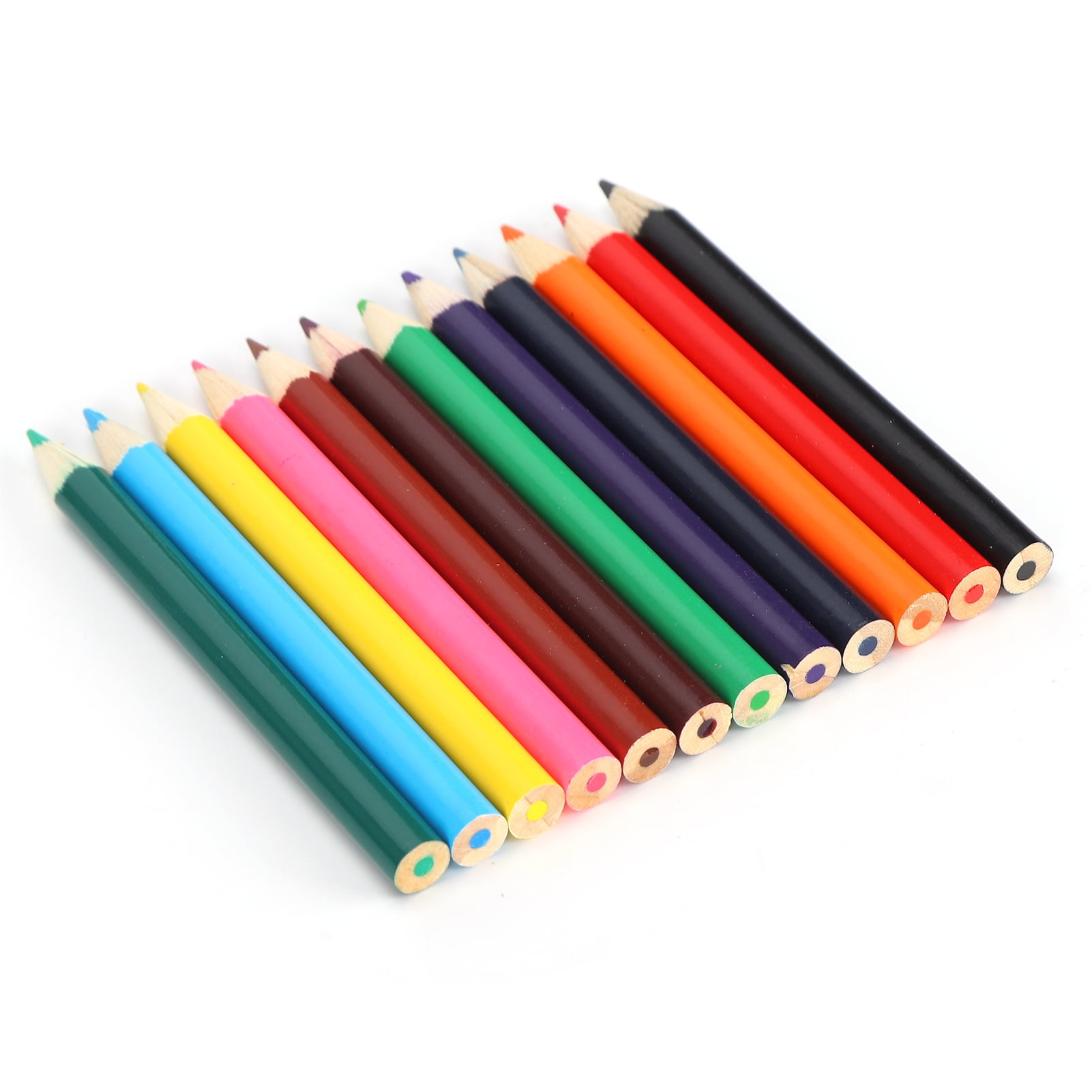 Outus 6 Packs Mini Drawing Colored Pencils with Sharpener Cartoon Coloring  Pencil Portable Pencils in Tube for Kid Adults