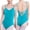 Green, variant on Women's Strapless Half-body Back-crossed Gymnastics Leotard With Padded Cups For Ballet Training Strappy Back Jumpsuit With Built-in Bra For Dance Yoga And Athletic Wear Red S