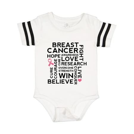 

Inktastic Breast Cancer Awareness Month Saying Gift Baby Boy or Baby Girl Bodysuit