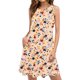 thumbnail image 1 of Vestido de Verano Casual de Mujer Impreso sin Mangas con Cuello en V Conjunto Superior, Imitación de Algodón Tirar Marco Suelto, 1 of 9