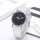 thumbnail image 1 of Price Down Sfonq Watches for Women Creative Striped Quartz Watch Leather Watch With Diamond Strap Mothers Day Gift,Silver Buy 2 Save 10%, 1 of 3