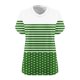 thumbnail image 4 of Fiudx Ofertas y Liquidaciones Camiseta Deportiva de Verano Estampada de Manga Corta con Cuello En V de Gran Tamaño para Mujer, 4 of 4