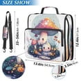 thumbnail image 3 of Circular Folder Package 13.6*3.5*12.4 Inches ,Binder Bag，Binder Organizer，Zipper Binder，3 Ring Binder ,Suitable for Work Cartoon Mushroom Man, 3 of 8