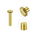 thumbnail image 4 of Unique Bargains Brass Hex Bolts, M8x40mm 5 Pack Fully Thread Grade 4.8 Machine Screws, 4 of 4