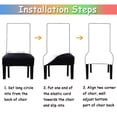 thumbnail image 5 of KBOOK Stretch Dining Chair Covers Bohemian Chair Covers for Dining Room Party Wedding Banquet (2PCs), 5 of 5