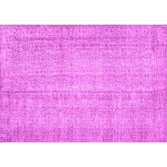 Ahgly Company Indoor Rectangle Persian Pink Traditional Area Rugs, 5' x 7'