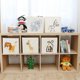 thumbnail image 3 of Caja de almacenamiento organizadora cuadrada para niños, contenedores de juguetes, ropa para niños, contenedor de zapatos, artículos diversos de animales de dibujos animados, 3 of 5