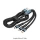 thumbnail image 3 of Cable de carga universal de 100 W - Conector 3 en 1, carga rápida/transferencia de datos, para todos los dispositivos, 3 of 7