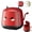 Red, variant on 6.3 Inch Devil Shaped Desktop Garbage Bin, Press Open Lid Small Table Waste Basket with Removable Inner Bucket, Compact Mini Trash Can for Office Bedroom Bathroom Car Cute Room Decor (Red)
